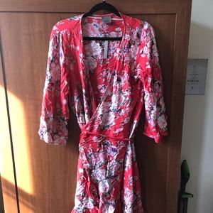 Vero Moda Red Wrap Around Dress